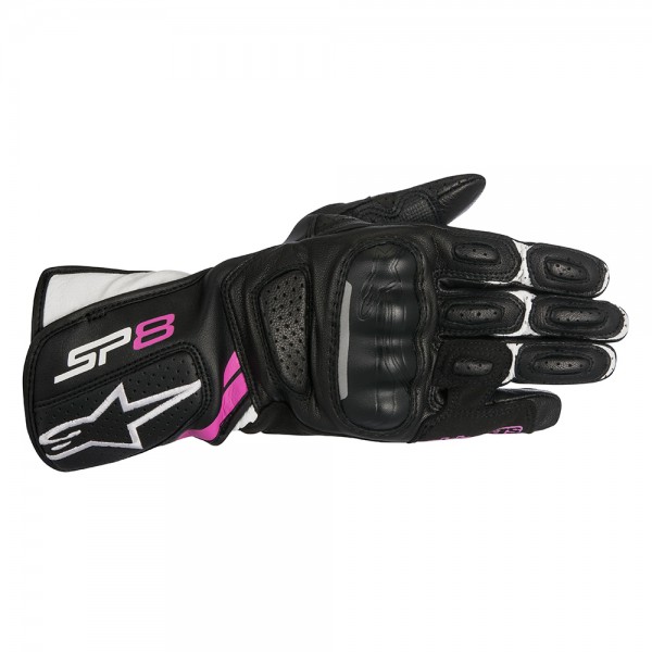 Alpinestars STELLA SP-8 V2 GLOVESS BLACK WHITE FUCHSIA M